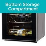 Black+Decker 24-Bottle Wine Cooler with LED Display