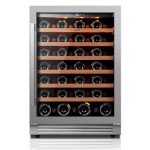 24-Inch 54-Bottle Wine Cooler with Glass Door