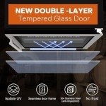24-Inch 54-Bottle Wine Cooler with Glass Door