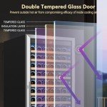 15-Inch Beverage Refrigerator for 130 Cans