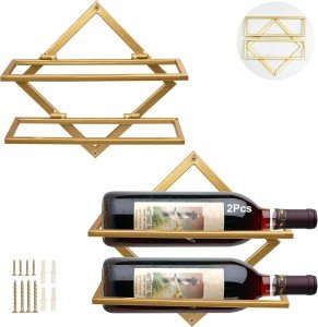 Wall Mounted Wine Holder - Foldable & Stylish