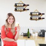 Wall Mounted Wine Holder - Foldable & Stylish