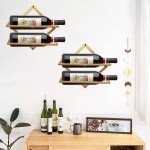 Wall Mounted Wine Holder - Foldable & Stylish