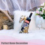 Horse Statue Wine Bottle Holder for Tablets