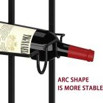 Adjustable 24-Bottle Wall Mounted Wine Rack