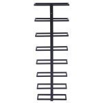 8-Bottle Wall-Mounted Wine Rack Display Holder