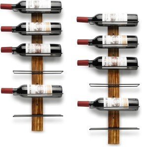 Wall-Mounted Wine Rack for 12 Bottles