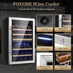 FOVOMI 52-Bottle Dual Zone Wine Refrigerator