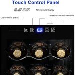 18-Bottle Freestanding Compressor Wine Cooler Fridge