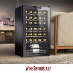 32-Bottle Dual Zone Wine Cooler with LED Display