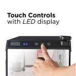 6 Bottle Black+Decker Wine Cooler with Mirrored Front