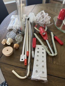 Wine Making Essentials: Corker, Thief, Airlock, Hydrometer