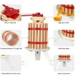 6L Manual Fruit Wine Press with 6 Blocks