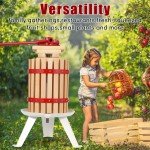 6L Manual Fruit Wine Press with 6 Blocks