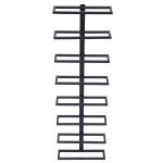 Wall-Mounted Wine Rack for 8 Bottles