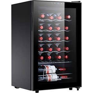 Elegant Wine Cooler for 24 Bottles, All Varieties