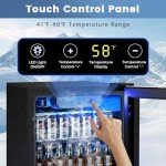 Compact 26-Bottle Wine Cooler with Temperature Control