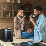 Compact 6-Bottle Wine Fridge with Mirror