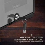 Ivation 16-Bottle Wine Cooler with Lock - Black