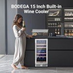 Bodega Dual Zone Wine Cooler for 30 Bottles