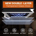 15-Inch Dual Zone Wine Fridge for Home