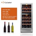 15-Inch Dual Zone Wine Fridge for Home