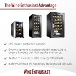 Wine Enthusiast 28-Bottle Freestanding Wine Fridge