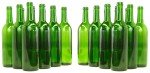 Green Bordeaux Wine Bottles - 2 Cases for Crafting