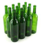 Green Bordeaux Wine Bottles - 2 Cases for Crafting