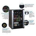 Compact Stainless Steel Wine & Beverage Cooler