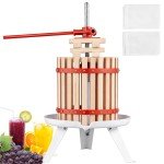 Manual Fruit Wine Press - 4.4 Gallon Capacity