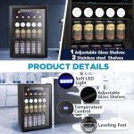 26-Bottle Wine Cooler with Digital Temp Control