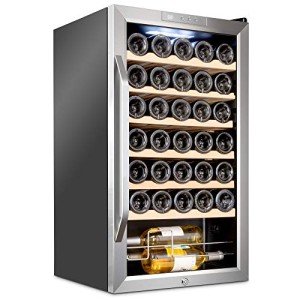 Ivation 34-Bottle Compressor Wine Cooler Refrigerator