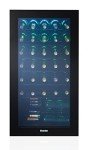 36-Bottle Wine Cooler with Glass Door - Black
