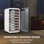 Kalamera 22-Bottle Wine Cooler with Glass Door