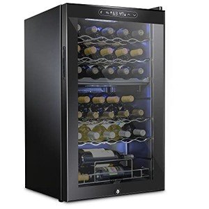 Dual Zone Wine Fridge for 33 Bottles