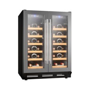 Dual Zone 34-Bottle Wine Cooler with Touchscreen