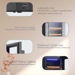 Dual Zone 34-Bottle Wine Cooler with Touchscreen