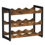 3-Tier Bamboo Wine Rack – Holds 12 Bottles