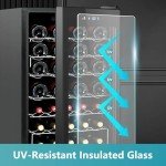 Compact 45-Bottle Wine Cooler Refrigerator