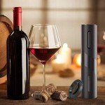 COKUNST Electric Wine Opener with Foil Cutter