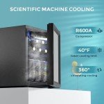 Compact Beverage Cooler for Wine and Beer