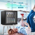 Compact Beverage Cooler for Wine and Beer
