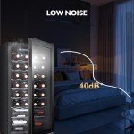 28 Bottle Compact Wine Cooler with Digital Control
