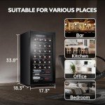 28 Bottle Compact Wine Cooler with Digital Control