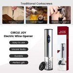 Electric Wine Bottle Opener with Foil Cutter