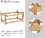 Bamboo Wine Rack for 8 Bottles – Easy Assembly