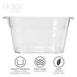 Clear Acrylic Party Tub with Handles - Wine & Beer Chiller