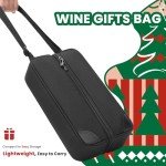 ALLCAMP Wine Tote with Cooler & Picnic Set