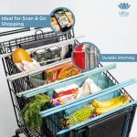 Lotus Trolley Bags: Eco-Friendly Wine & Grocery Set